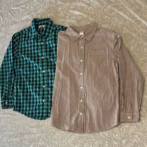 Bundle of TWO Button-Down Shirts from Gymboree and Old Navy